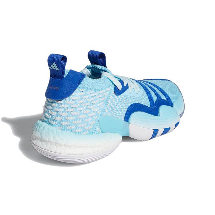 Adidas Trae Young 2.0 Látkové J Frozone Mid Basketbalové Boty Dětské Tenisky Modré H06488
