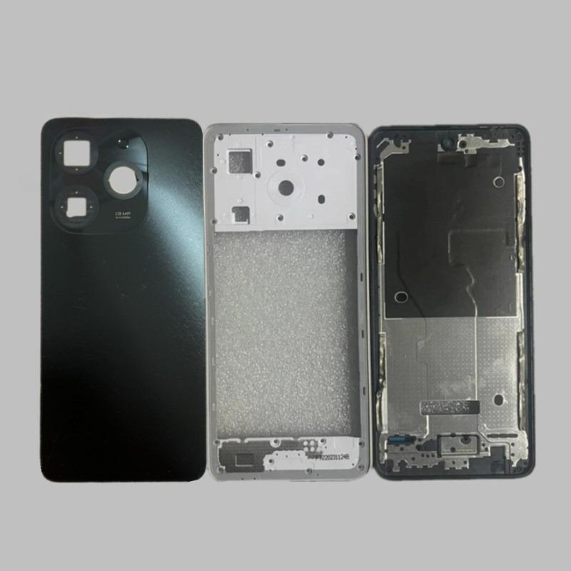 Battery Back Cover Battery + Middle Frame Holder Housing Replacement Part for Tecno Spark Go 2024