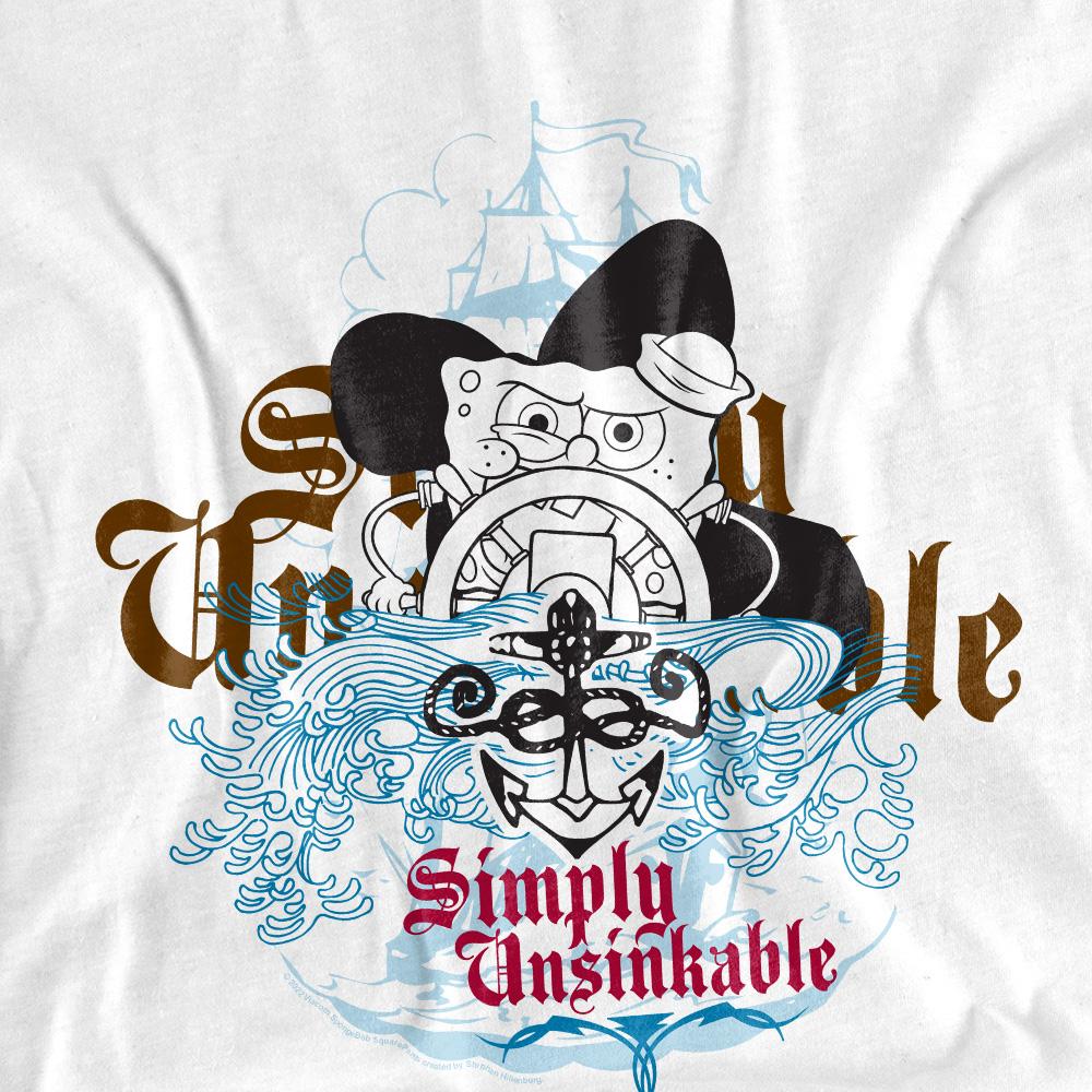 Svampbob Fyrkant Unisex Vuxen Helt Enkelt Osänkbar T-shirt