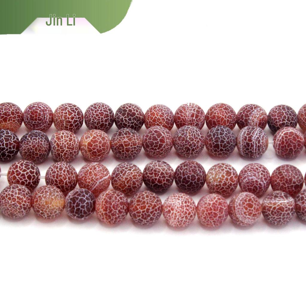 Natural Stone Round Beads for DIY Jewelry Making - Bracelet Components
