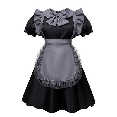 New Grey Maid Suit Anime Cosplay Suit Soft Girl Maid Uniform Skirt
