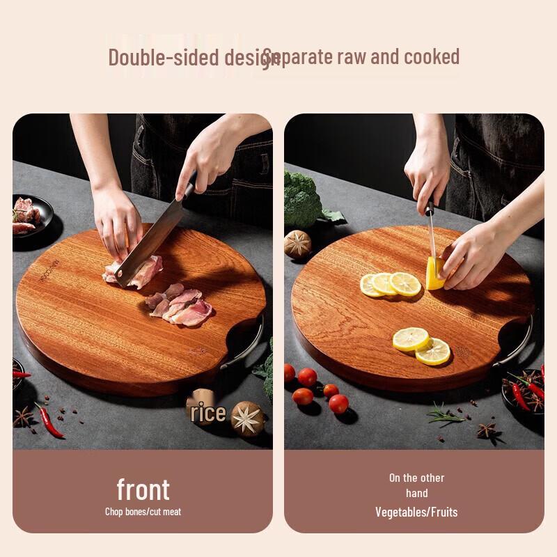 maxcook Thick Wenge Wood Cutting Board
