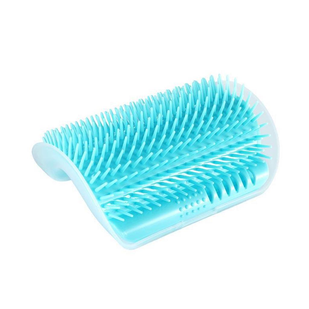 Wall-Mounted Cat Self Groomer with Massage Comb Brush - Perfect for Kitten and Puppy Grooming and Relaxation