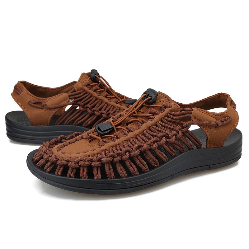 Hot selling new summer models Fashion Breathable Casual Shoes Men Outdoor Beach Sandals Plus Size 35-46  comfort  Men shoes