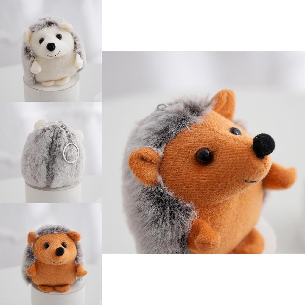 Entzückender Igel Plüschtier Schlüsselanhänger Weiches Stofftier Rucksackanhänger Niedlich