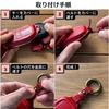 [smasol] New X-Trail T33 Series Key Cover Genuine Leather Nissan Sakura Smart Key Case Nissan Ariya Kicks e-power 2024 Latest Key Case (3D Luxury Genu
