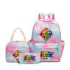 Rhythm Box Music Game Heat Transfer Backpack Sprunki Primary and Secondary School Students Children's Cute Schoolbag Three-piece Set