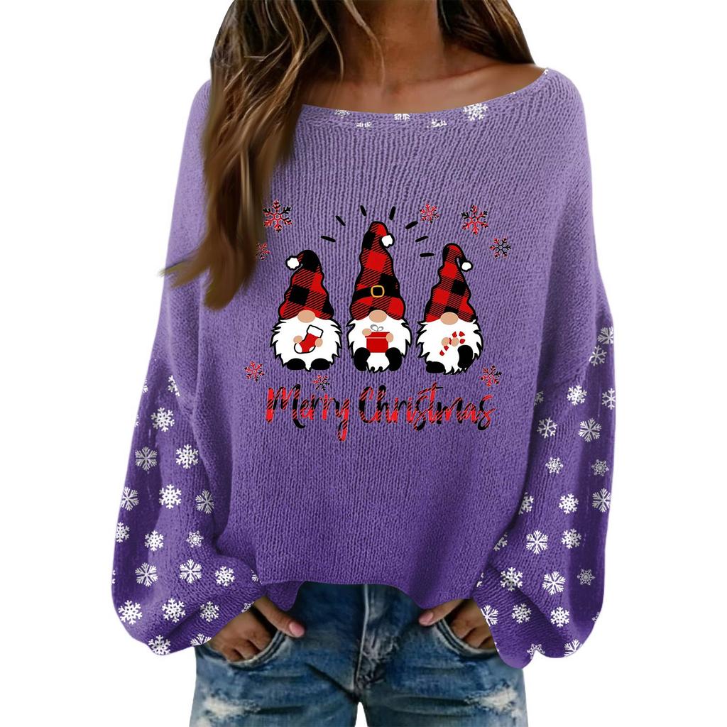 Women's Fashion Long Sleeved Elegant Sweater Top