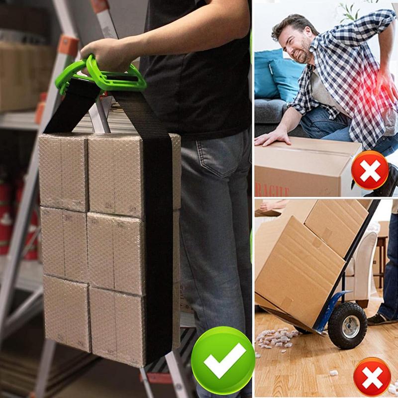 Lifting Straps Moving Adjustable Lifting Straps Heavy Furniture 2-Person Moving Belt Multifunction Mover System Shoulder
