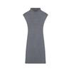 2026 Spring/Summer Elastic Half-High Collar Bodycon Dress - Hip-Hugging, Slimming Skirt for Women