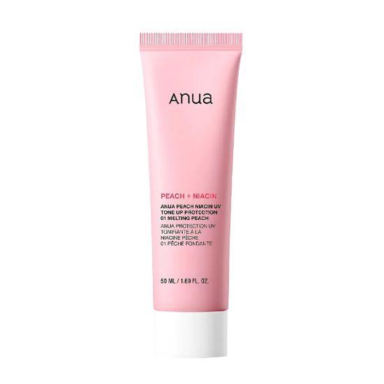 

Anua Peach Niacinamide UV Tone-Up Sunscreen SPF50+ Brightening Korean Sun Cream 50ml