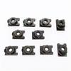 10 Pcs Aluminum Alloy Screw Bolt and U Type Clips with Nut M5 5mm for Motorcycle Scooter ATV Moped