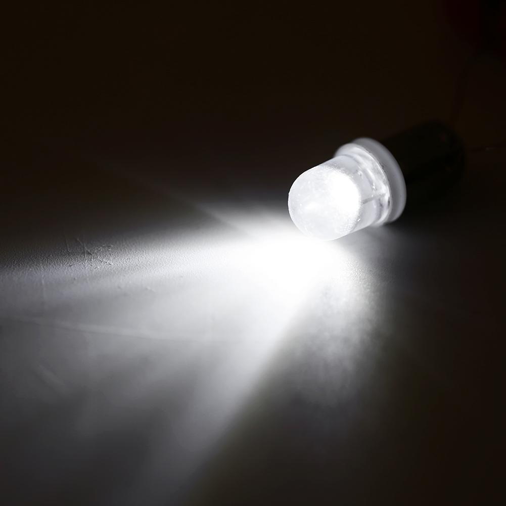 T11 T4W BA9S H6W 1895 White Car Dashboard Lamp 1led