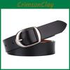 Leather Womens Belt With Vintage Style For Casual Jeans And Fashionable Outfit