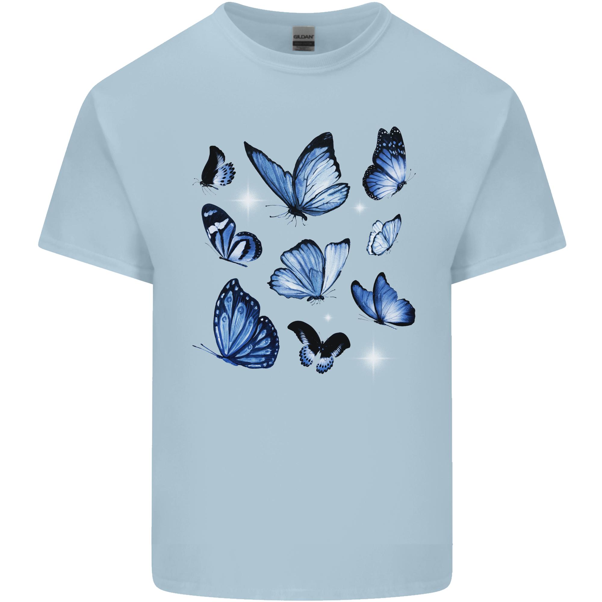 A Butterfly Collection Rhopalocera Unisexs Light Cotton TShirt S