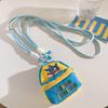Crossbody Cartoon Crayon Shin-Chan Handyband Seil mit kleiner Geldbörse Niedliche Kopfhörertasche für iPhone für Samsung Huawei Xiaomi