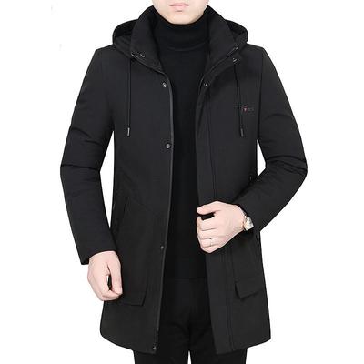 Middle-aged and Elderly Men's Cotton-padded Jackets New Winter Thickened and Warm Mid-length Casual Cotton-padded Jackets for Dad