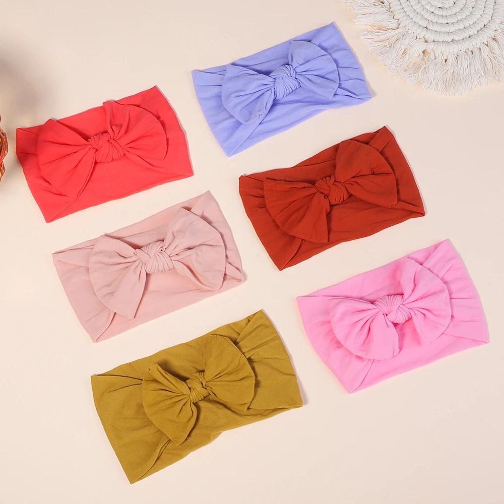 3Pcs/Lot Cable Knit Baby Headbands For Children Elastic Baby Girls Turban Kids Hair Bands Newborn Headwrap Baby Hair Accessories
