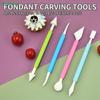 Lay Soft Pottery Children DIY Embossing Tool Set Creative Cake Fondant Tools 9-piece Set