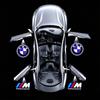 NTSM5 Motorcycle Sticker/LED Car Door Logo Welcome Lights Auto Laser Projector Lamp For BMW M E46 E90 E60 F30 F10 G20 E87 E92 E91 X5 6