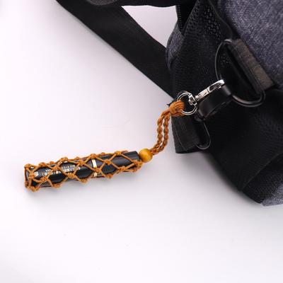 Premium Silver Lipstick Mesh Pocket Bag Pendant Fashion Lipstick Bag Hanging Celebrity Style Key Pendant K53