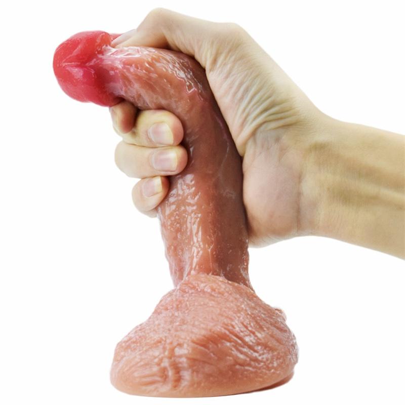 Dildo Super Soft and Super Large Manual Silicone Simulation Penis Feminine Products Orgasm Can Shoot Big Chickens and Thick Chickens