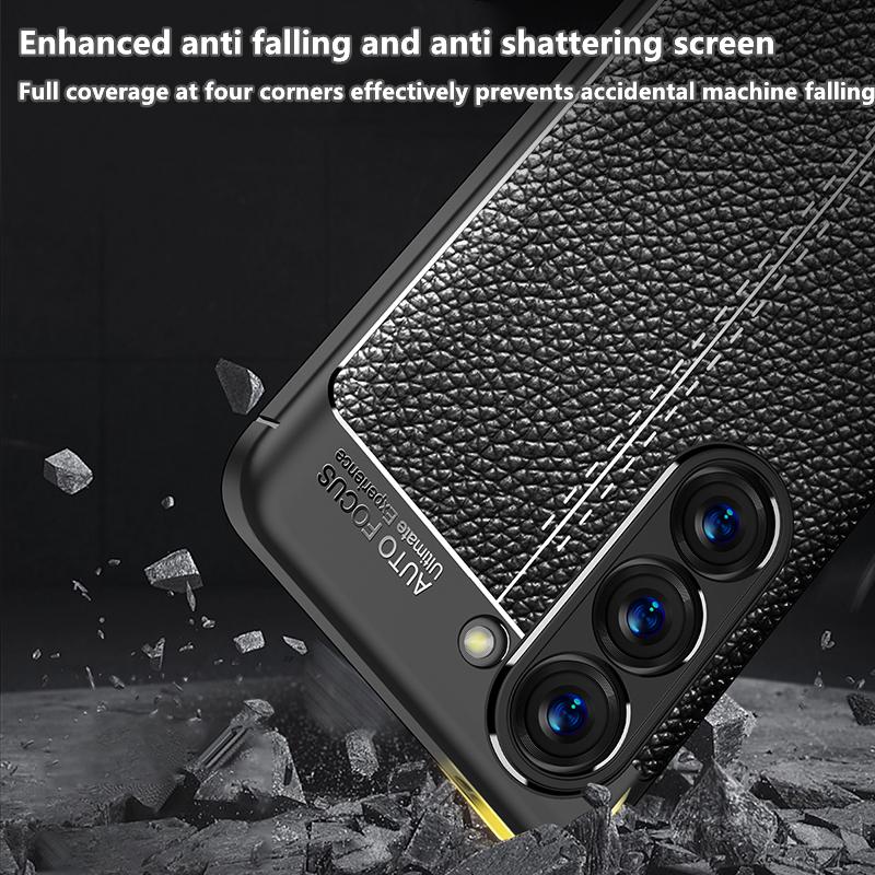 For Cover Samsung Galaxy S24 Case Samsung S24 S 24 Plus Ultra Capas New Shockproof TPU Phone Bumper Leather Fundas Samsung S24