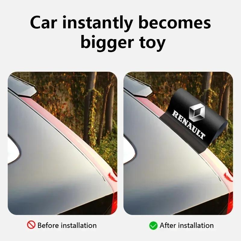 Vnitřní samolepky pro Renault Megane 2 3 4 Twingo Clio Talisman Captur Trafic Kwid Scenic 2 Kreativní osobnostní dekorace auta