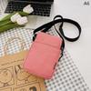 Simple Trendy Macaron Solid Color Shoulder Crossbody Canvas Bag Versatile  Zero Wallet Samll Square Phone Bags For Girls