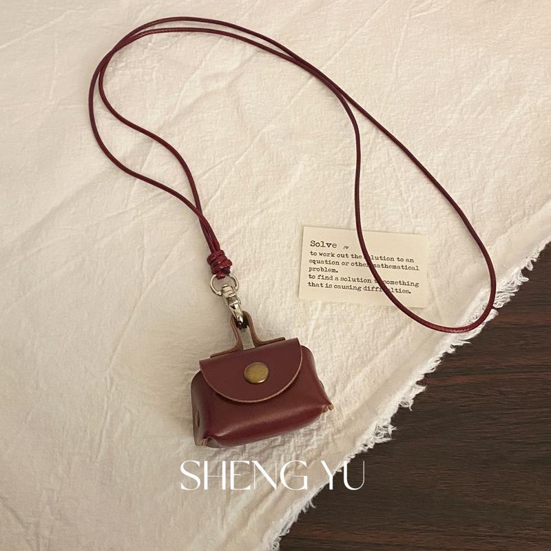 

Корейское ретро кожаное колье-чокер кошелек для монет ожерелье