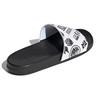 Adidas Adilette Comfort Slide 'All Over Logos - White' FZ1751