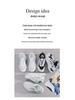 Women's Trendy Daddy Sneakers K802 - Spring 2025 Collection, All-Match Casual Sports Shoes for Spring and Autumn