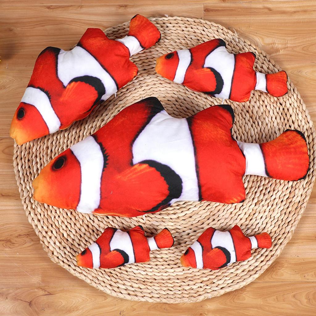 Cat Fish Cat Kick Body Stuffed Obesity Stress Nail Teeth 2 Piece Cat Supplies Toy, Shape, Toy, Fish, Toy, Pillow, Animal, Taiyaki, Play, Relief,
