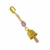 Five Fortune Gods Cheongsam Brooch, Cloisonné Oil Drip chime charm, auspicious Wealth hanging accessory