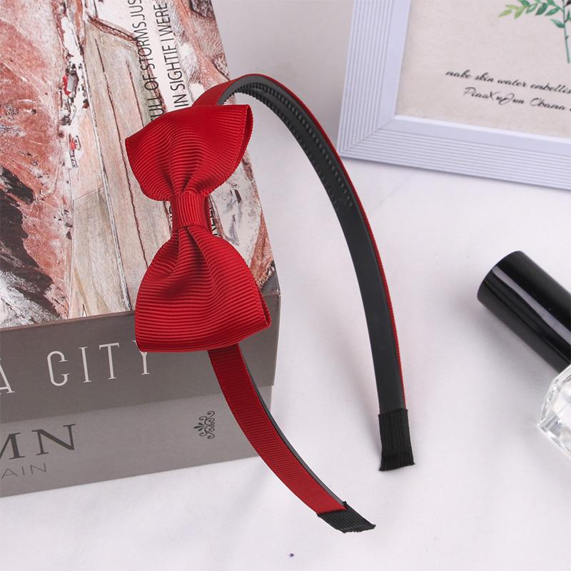 1PCS Cute Solid Color Ribbon Hair bands for Baby Girls Bows summer Headband for girls Kids Fashion Hair Aceessories  FDr10