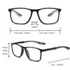 Reading Blue Light Super PC Black [REAVEE] Glasses, Blocking, Elastic, Glasses, Lightweight, Compact, Stylish, +3.50