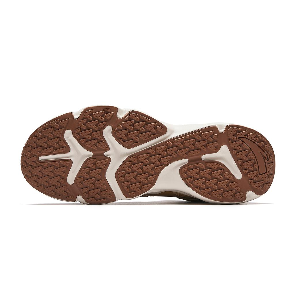 Anta Walker Thermal Abrasion Resistant Slip Resistant High top Casual Shoes Men's Bright Tea Brown 912548923-3
