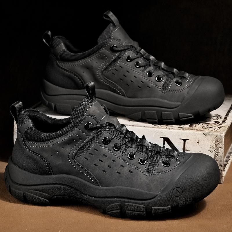 High Quality Men's Autumn Comfortable Anti Slip Outdoor Mountain Climbing Fashionable New Men Lace Up Wear-resistant Sport Shoes