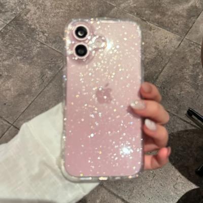 Custodia Trasparente Glitterata Per iPhone 17 Pro 16 Pro Max 15 Plus 14 13 12 11 17 Air 16Plus 16Pro Cover per Telefono Accessori Donna Ragazza