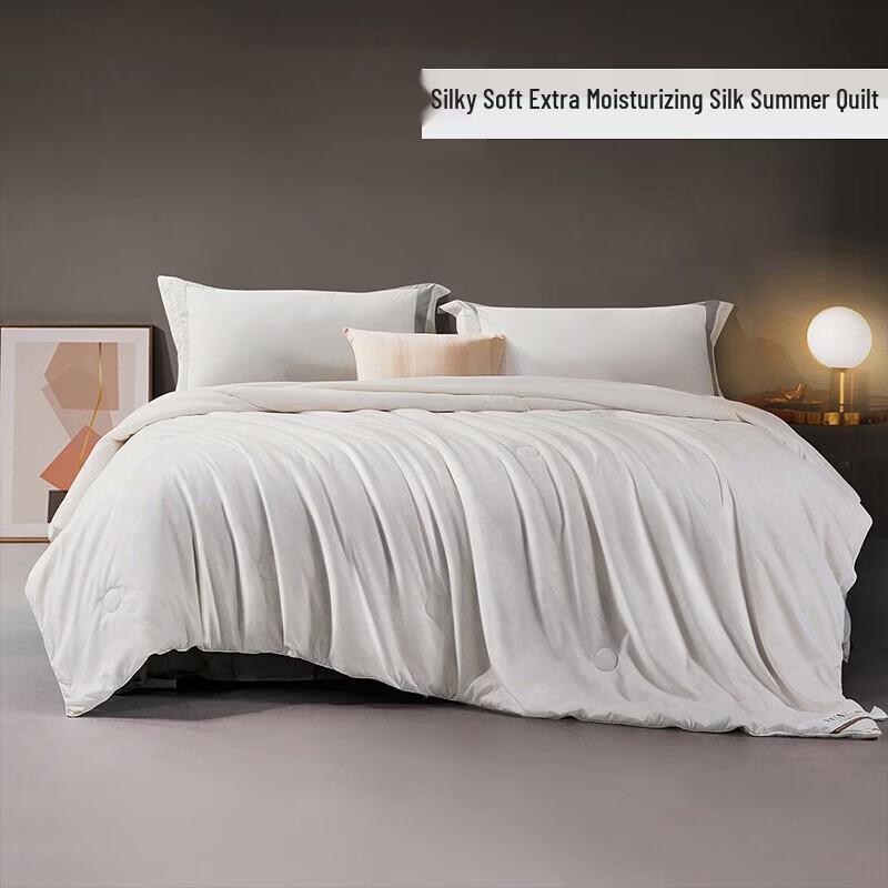 Fuanna Silky Antibacterial Tussah Silk Summer Quilt