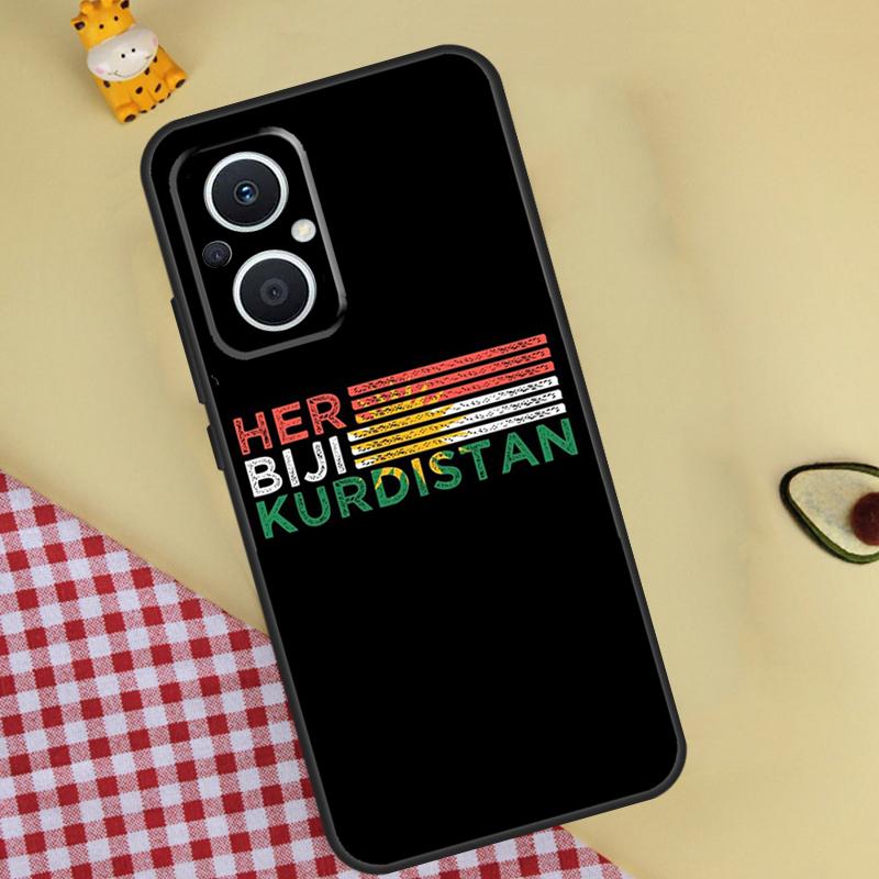 Kurdistan Flag Phone Case For OPPO Reno 12 12F 13 13F 11 8T 7 8 10 Pro OPPO Find X8 X6 Pro X3 X5 Lite Cover
