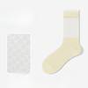 Women's Summer Thin Lace Hollow Mesh Breathable College Wind Tube Cotton Socks