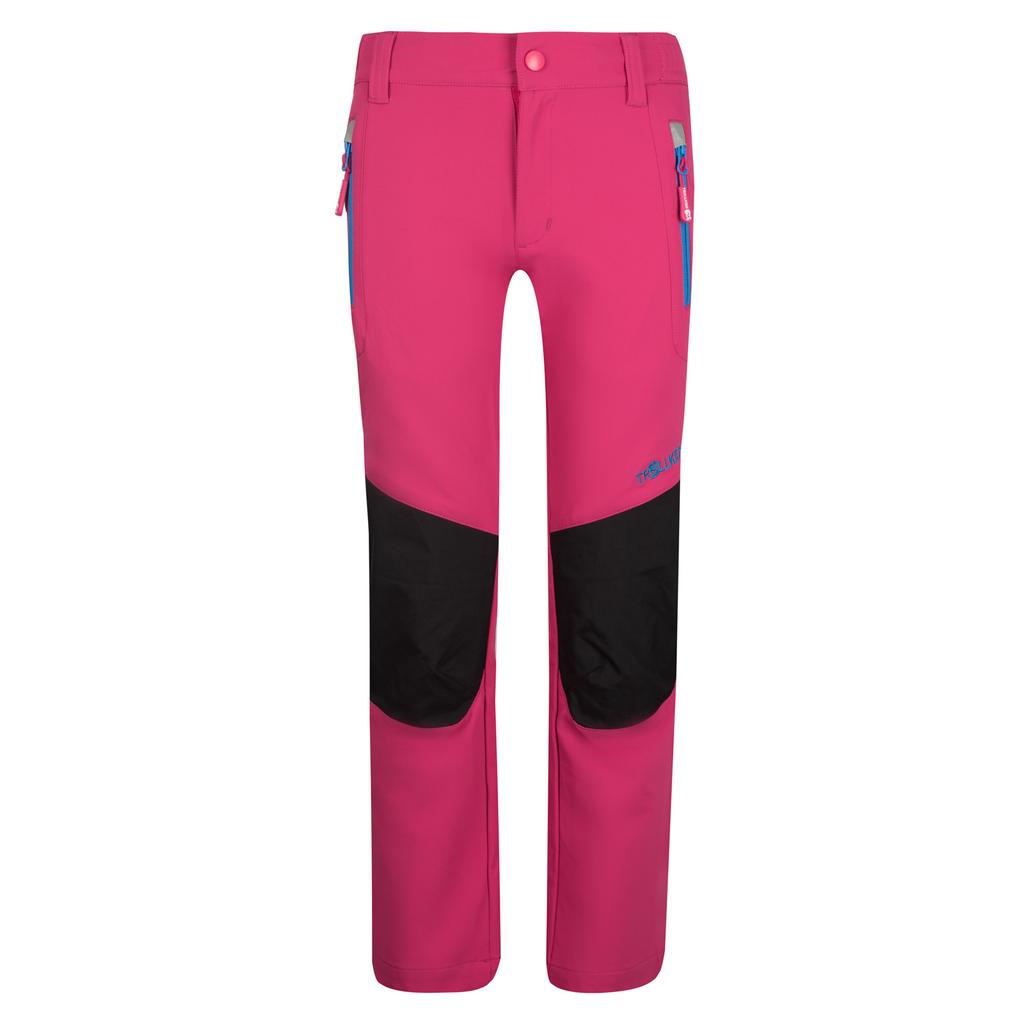 Children's Trekking Pants TrollKids Kids Lysefjord Pants Waterproof Sports Pink (147-202)
