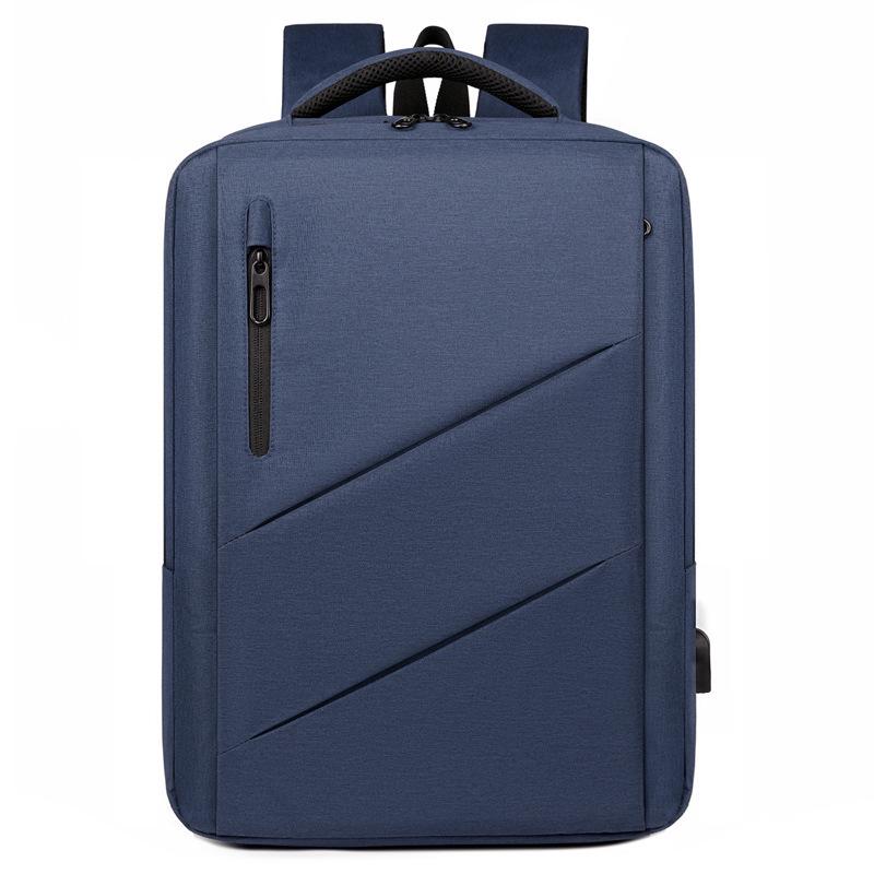 

Cross-border Business Large Capacity Waterproof Laptop Backpack - Durable, Simple, Fashionable синій