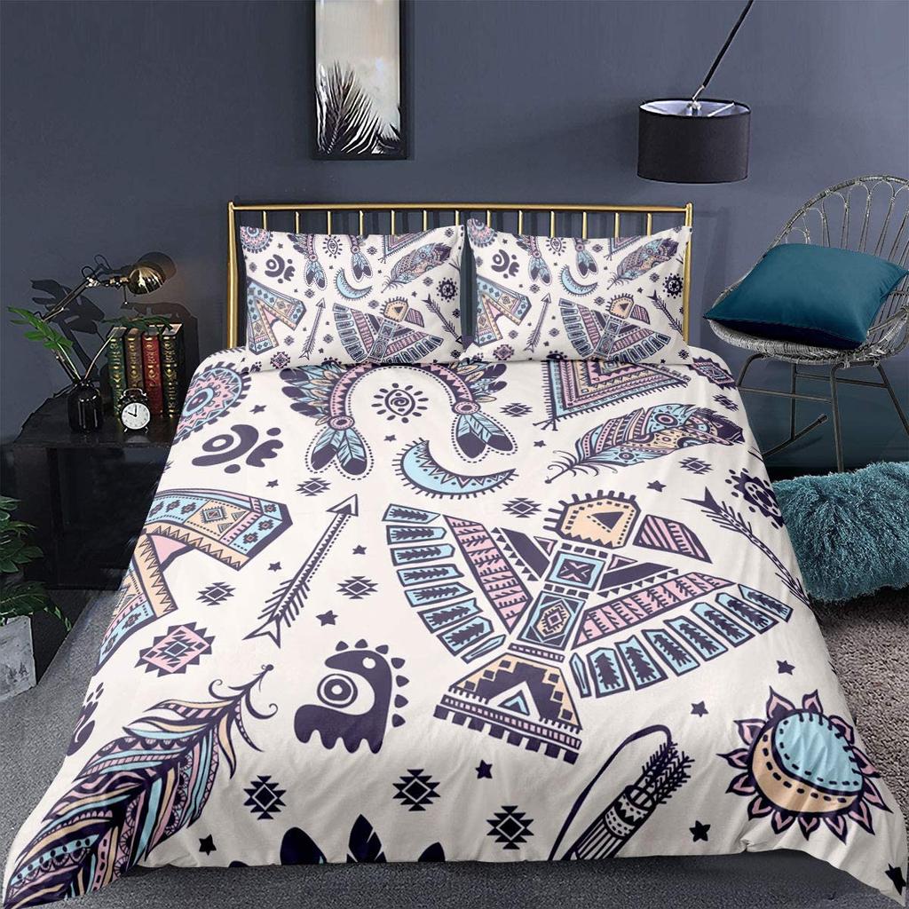 Polyester Comfortable Floral Pattern Duvet Cover Set With Duvet Cover And Pillowcases King Queen Twin Sizes For All Ages