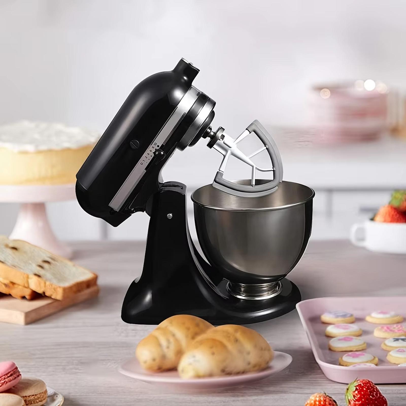 

4.5Qt Edge Beater for Tilt-Head Stand Mixer Edge Paddle Attachment with Scraper one size