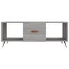  Coffee Table, Grey Sonoma Oak, 102x50x40 Cm