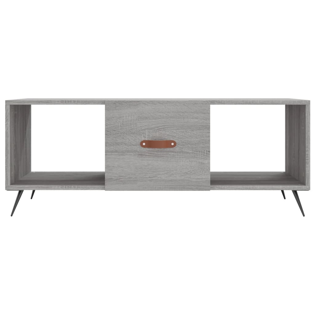  Coffee Table, Grey Sonoma Oak, 102x50x40 Cm