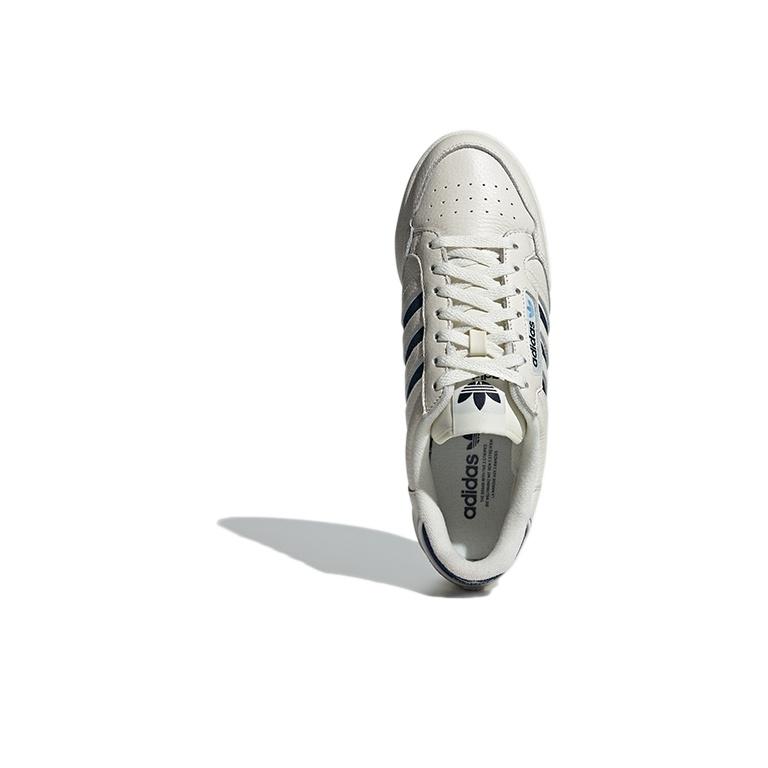 adidas Originals Continental 80 Stripes Baskets Rétro Décontractées Basses Unisexe Baskets Blanc Cassé H05034