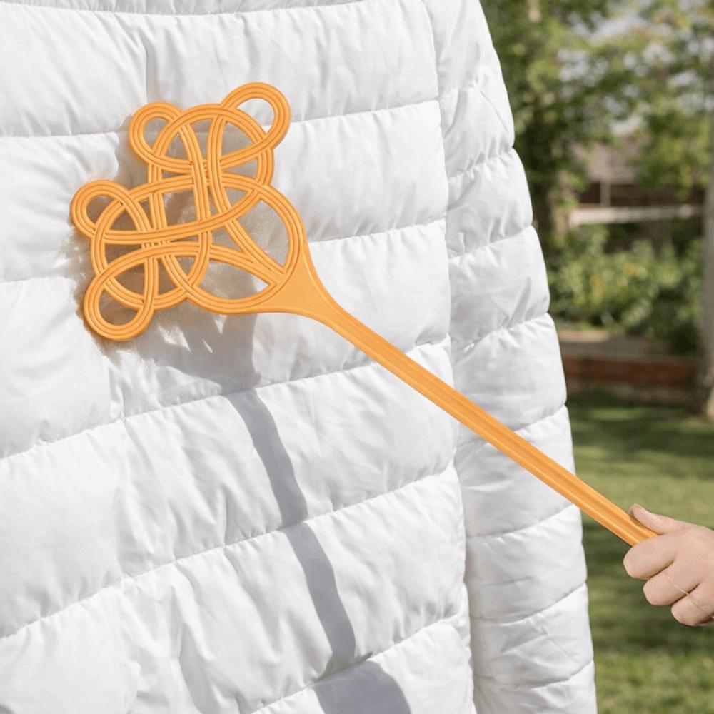 Long Handle Plastic Quilt Beater Lightweight Dust Beater Portable Carpet Beater  Jacket Cleaning